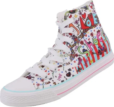 Produktbild von Dockers by Gerli Damen Canvas High-Top Sneaker Weiß Gensheimer Art