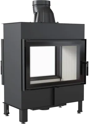 Produktbild von Tunnel-Kamineinsatz Kratki LUCY 14 kW Nennleistung Kamin Ofen Heizeinsatz
