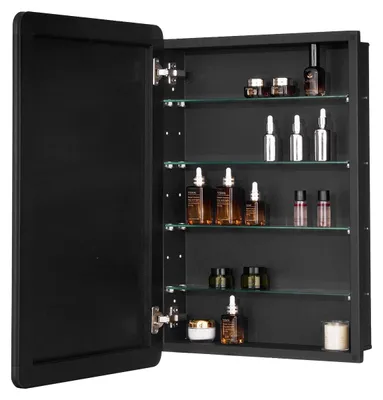 Zdjęcie produktu dla Profesjonalna Szafka Na Leki Vevor Z Lustrem 508X126X762 Mm 4 Półki Stal