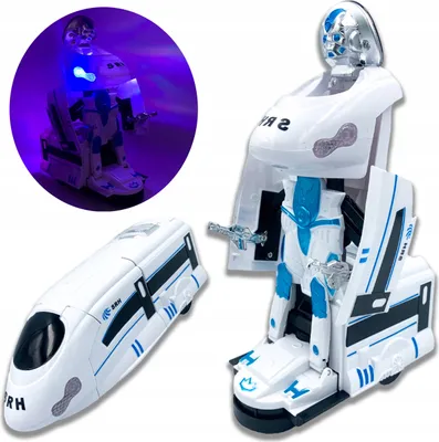 Obrázek produktu pro Lolex | Interaktivní transformující se vlakový robot - 2v1 - automatická transformace - na baterie