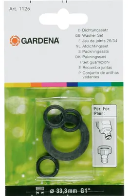 Produktbild von Gardena SB-Dichtungs-Satz, Unterlegscheibe, Schwarz, 4 Stück(e)