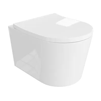 Produktbild von Lavita | Wc-schüssel Versoni 3.0 - Weiß - 49x36x37 Cm - Rimfree - Hygienische Toilette