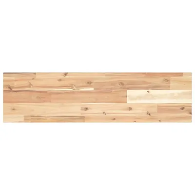 Image de Dessus de table 100x20x2 cm rectangulaire bois massif d'acacia
