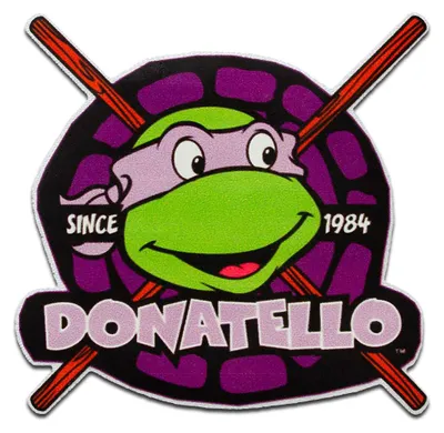 Obrázek produktu pro Mono-Quick Teenage Mutant Ninja Turtles Donatello - nášivka, nažehlovací, nažehlovací obrázek, nášivka, k nažehlení, velikost: 6,9 x 7 cm