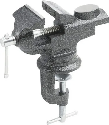 Produktbild von Meister Werkbank-Schraubstock 60 mm Backenbreite, drehbar, massiver Grauguss