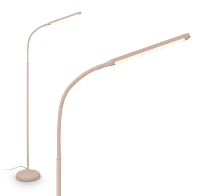 Produktbild von Briloner LED Stehlampe Dimmbar Ø21x170 cm 6,5W 600lm 3000K Warmweiß Touchschalter Beige - Stehleuchte Wohnzimmer Leselampe Schlafzimmer