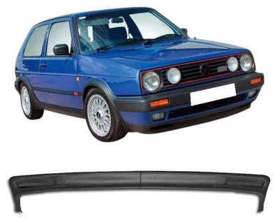 Produktbild von Frontspoiler Lippe Spoiler mit ABE Extra BREITE TIEFE VR6 GTI für VW Golf 2 II