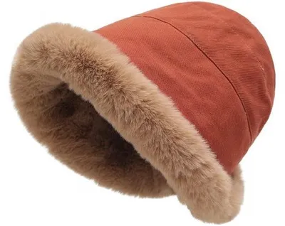 Productafbeelding van Wintermuts van fleece met imitatiebontvoering - Rugzakmodel - One size - Wintermuts