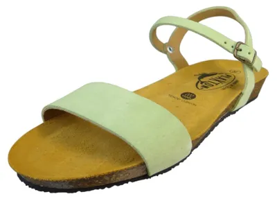 Produktbild von Plakton Damen Komfort Sandalen Fran Ambo 405725 405725 Afelpado Grün