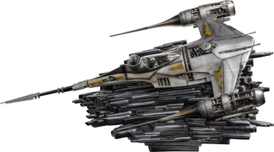 Produktbild von Das Buch von Boba Fett Demi Art Scale Statue 1/20 Mando's N-1 Starfighter 60 cm