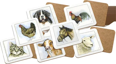 Image de HofundZoo Dessous de verre 7 pcs