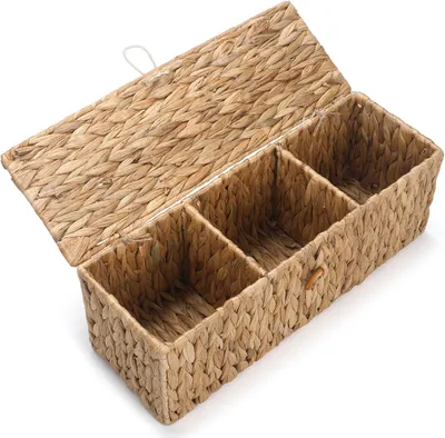 Image de Organisateur de salle de bain - Lot de 4 - 42,4 x 14,5 x 14,5 cm - Métal