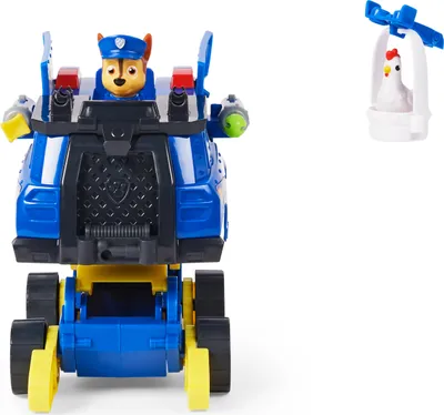 Image de Spin Master 41518 - Paw Patrol Chases Rise and Rescue voiture jouet transformable