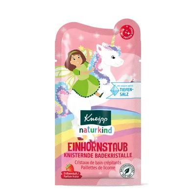 Produktbild von Kneipp Knisternde Badekristalle Einhornstaub