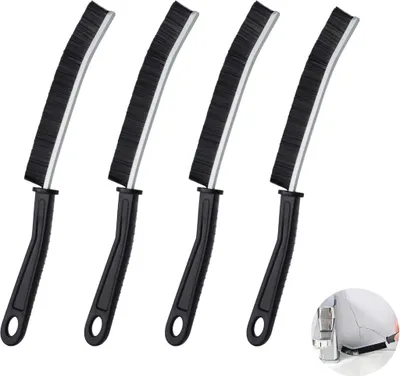 Produktbild von Spaltreinigungsbürste,4 Stück Hartborsten Eckenreinigungsbürste,Fugenbürste, Crevice Cleaning Brush,Tiefenreinigung Von Reinigungsbürste