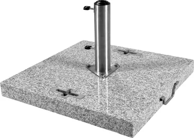 Produktbild von Derby Granitsockel Basic 90 kg, Hellgrau