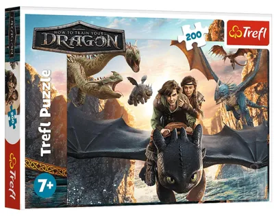 Image de Puzzle Magique Dragonnets TREFL - 200 pièces dès 7 ans