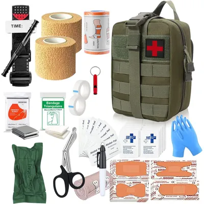 Produktbild von 61-teiliges Outdoor Erste-Hilfe-Set für Notfälle