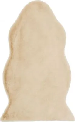 Produktbild von Shaggy Mollis beige sheep design (100x160 cm)