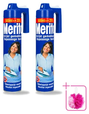 Productafbeelding van 2 x Merito strikspray - 500 ml - Voordeelverpakking - 2 stuks