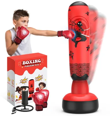 Obrázek produktu pro Dětský boxerský pytel s boxerskou rukavicí