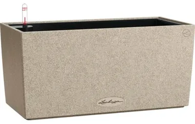 Obrázek produktu pro LECHUZA BALCONERA Stone 40, Ozdobný truhlík, Volně stojící, Plast, Béžová, Písková, Obdélník, Vnitřní/venkovní