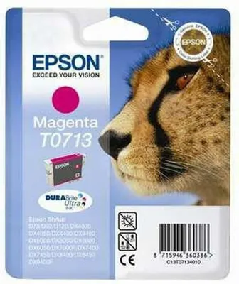 Immagine prodotto di Epson Singlepack Magenta T0713 DURABrite Ultra Ink