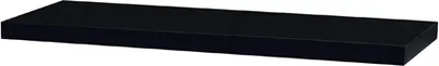 Obrázek produktu pro Autronic Nástěnná polička 90 cm, černá - vysoký lesk P-013 BK