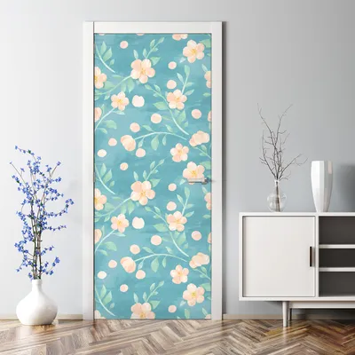Produktbild von Dekorative Tür Wandaufkleber Wandtattoo selbstklebend Klebefolie dekoration Schwarze Sterne 70 x 200 cm