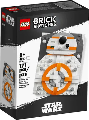 Produktbild von LEGO Star Wars Brick Sketches BB-8 40431, Bausatz, 8 Jahr(e), Kunststoff, 171 Stück(e)