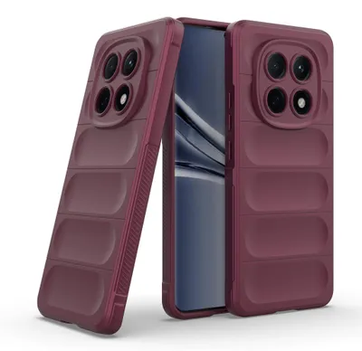 Produktbild von Handy Hülle für Xiaomi Redmi Note 15 5G Grip Case Cover Schutzhülle Softgrip Farbe: Burgunder Rot