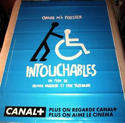 Productafbeelding van Intouchables - Omar m'a Pousser - Poster - 120x175 cm