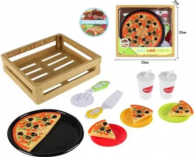 Zdjęcie produktu dla Zestaw Pizza W Skrzynce 23X20X6Cm 0701