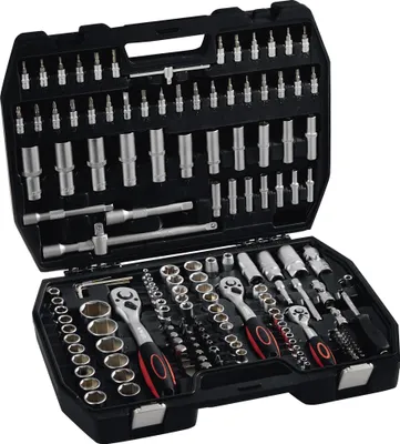Produktbild von Now Steckschlüsselsatz 171tlg. 1/4+3/8+1/2" SW 4 - 32 mm Zähne 72 / 72 / 72 6-kant - 4000802092