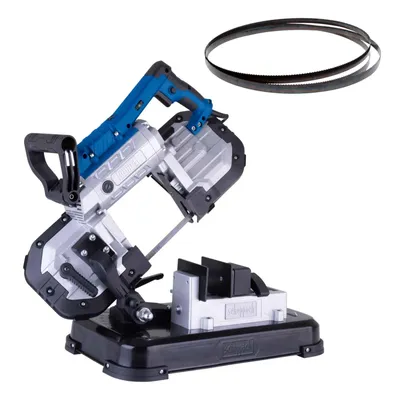 Produktbild von Scheppach MBS1200 Metallbandsäge Metallsäge Bandsäge inkl. Sägeband | 1200W Leistung | Schnitthöhe bis 127mm & Rohrschnitt bis Ø80mm | mit LED-Licht