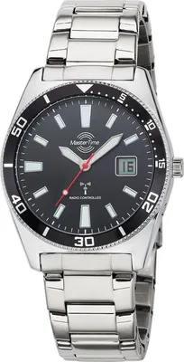 A close-up studio shot of a men's watch.