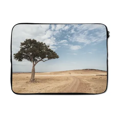 Produktbild von MuchoWow® Laptop Hülle 13 Zoll Baum in der Savanne Laptoptasche - Laptophülle - Sleeve - Rundumschutz