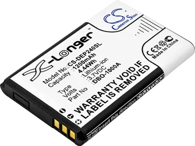 Obrázek produktu pro TECHTEK Baterie kompatibilní s [Doro] 1370, 1372, 2404, 5860, 5861, 6040, 6041, 6060, 6060 ECO, 6061, 6820, 6821, 6880, 6881, 7439, DFB-0370, DFC-03