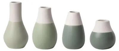 Immagine prodotto di Räder Mini Pastellvasen 4er Set grün D.4cm, H.4,5-8cm