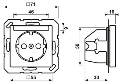 Immagine prodotto di Presa Jung SCHUKO 16A 250V A 1520 BFNA WW A1520BFNAWW