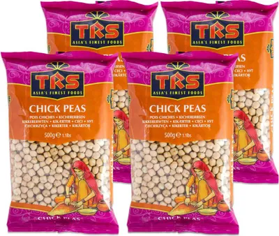 Produktbild von [ 4x 500g ] TRS Kichererbsen / getrocknete Hülsenfrüchte / Chick Peas