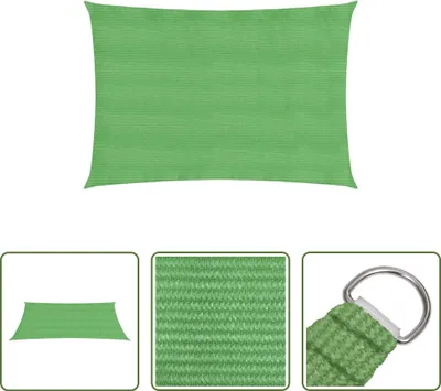 Immagine prodotto di Tenda da sole The Living Store 160 g/m² verde chiaro 3,5x5 m HDPE