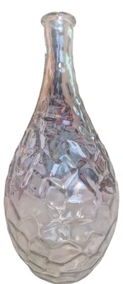 Produktbild von Deko Blumen Glas Vasen 3er Set Höhe 20 cm rund klar Tisch Flaschen Trocken