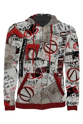 Produktbild von Borderlands 3 Kapuzenjacke - Propaganda (grau) S