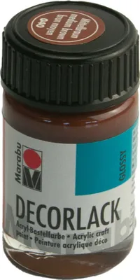 Produktbild von Marabu 1130 39 040 Decorlack Acryl, Mittelbraun 040, 15 ml