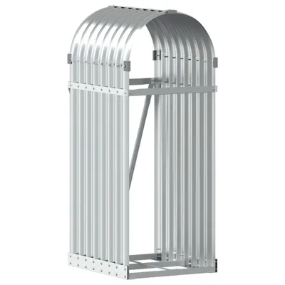 Immagine prodotto di Portaceppi Argento 40x45x100 cm in Acciaio Zincato