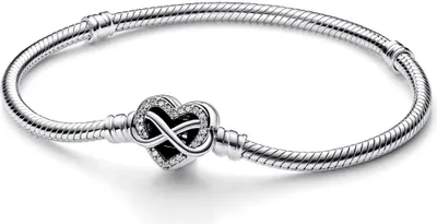 Produktbild von Pandora 592645C01 Náramek Sparkling Infinity Heart Clasp Silver 18 cm