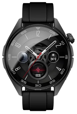 Produktbild von Nilox Smartwatch Trailpro mit integriertem GPS, 1,43'' AMOLED, IP68, 2 Armbänder, Android, iOS