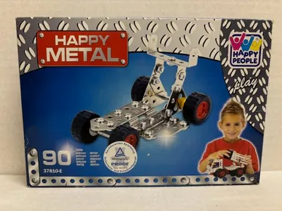 Produktbild von Happy Metal Metallbaustaz Auto 90 Teile 378107