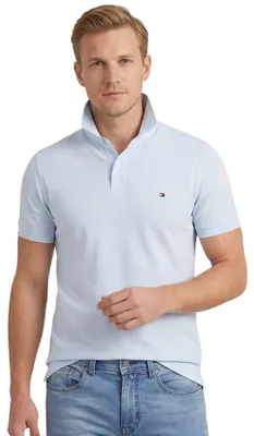 Produktbild von Tommy Hilfiger Poloshirt Kurzarm hellblau